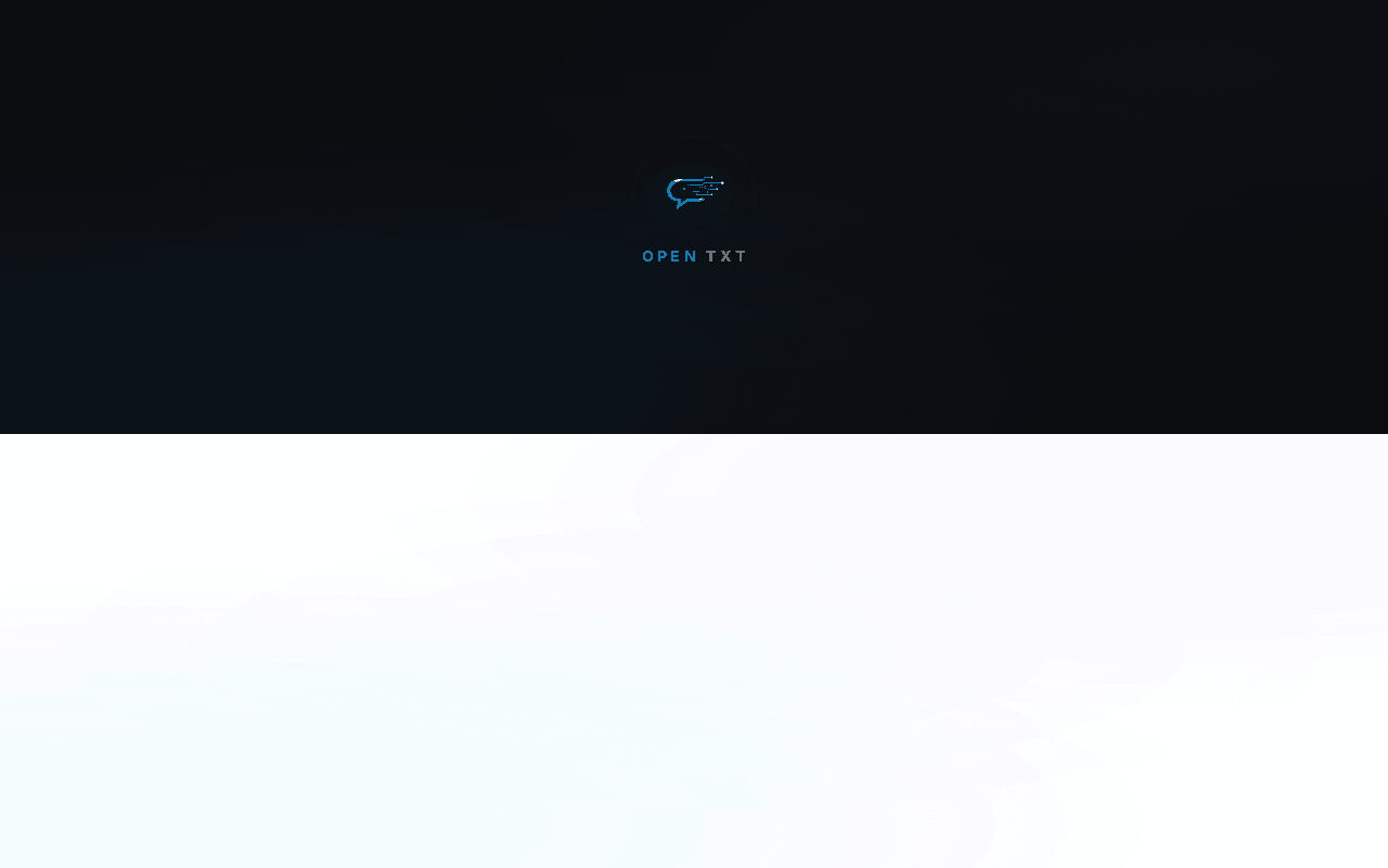 Screenshot of opentxt.ai