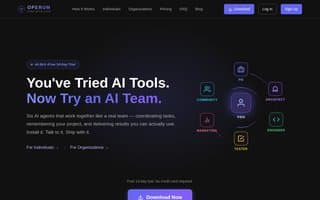 Screenshot of operum.ai