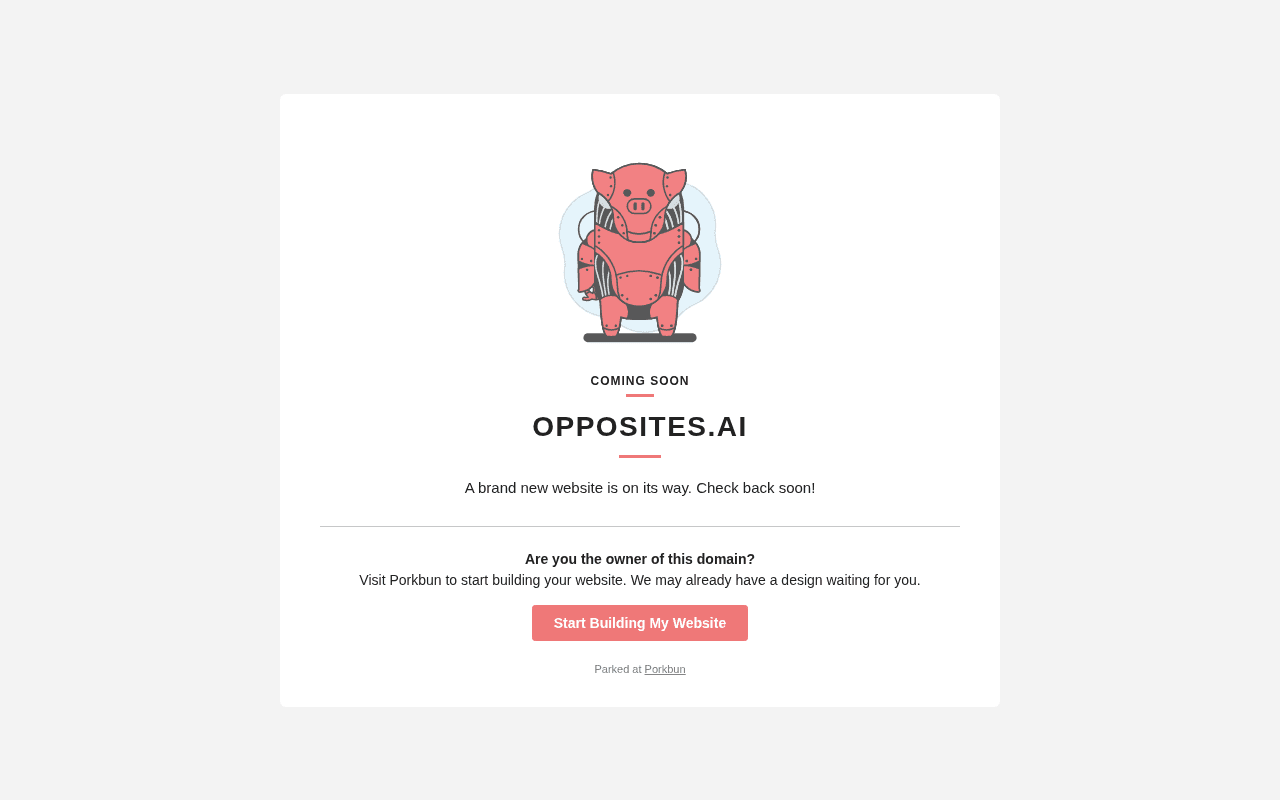 Screenshot of opposites.ai