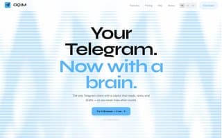 Screenshot of oqim.ai