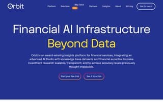 Screenshot of orbitfin.ai