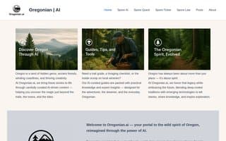 Screenshot of oregonian.ai