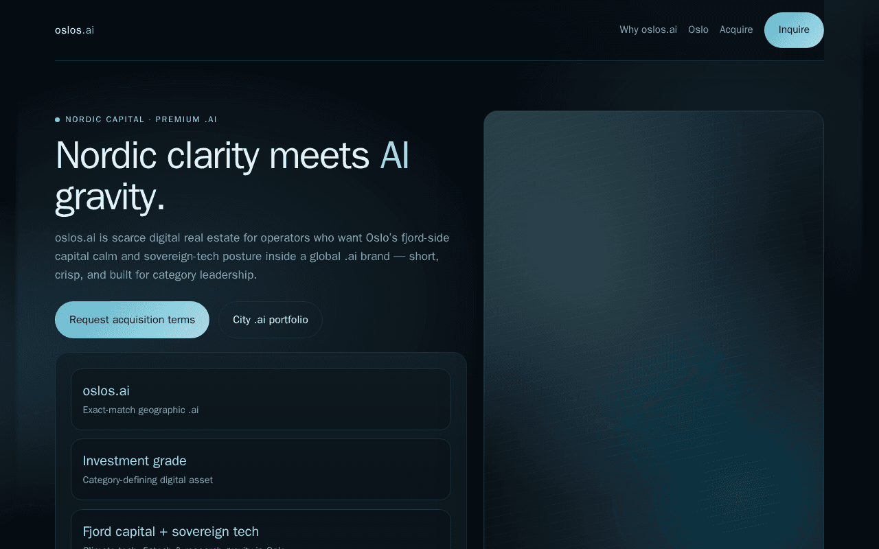 Screenshot of oslos.ai