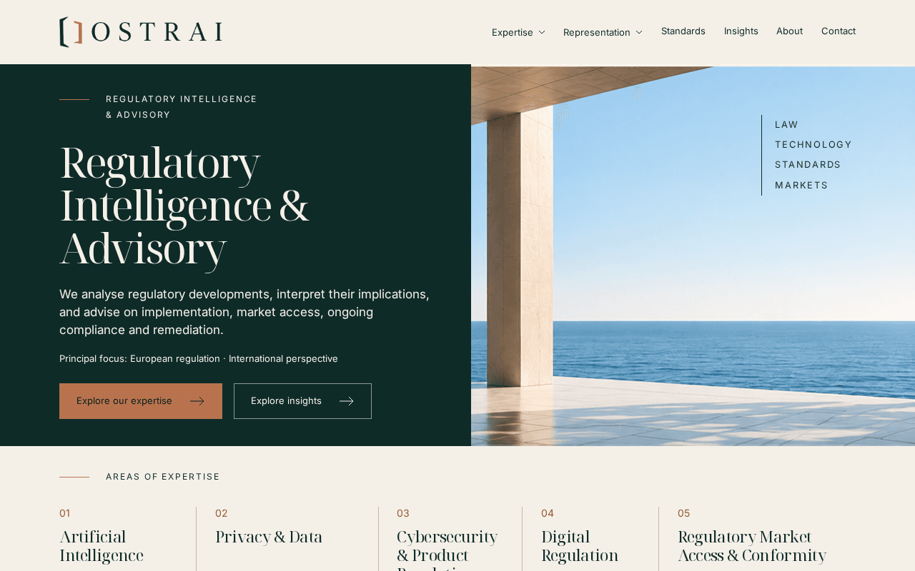 Screenshot of ostrai.ai