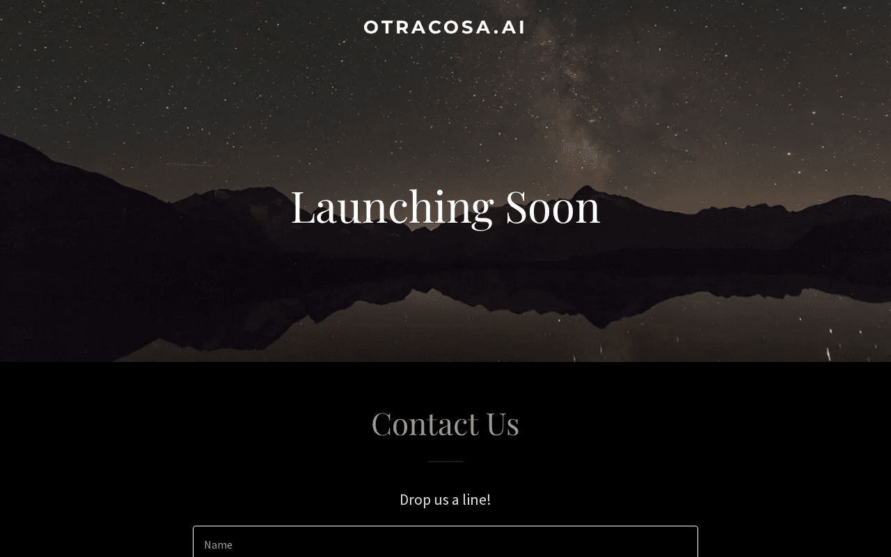 Screenshot of otracosa.ai