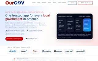 Screenshot of ourgov.ai