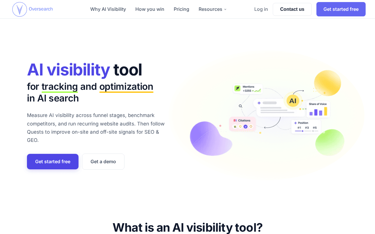 Screenshot of oversearch.ai