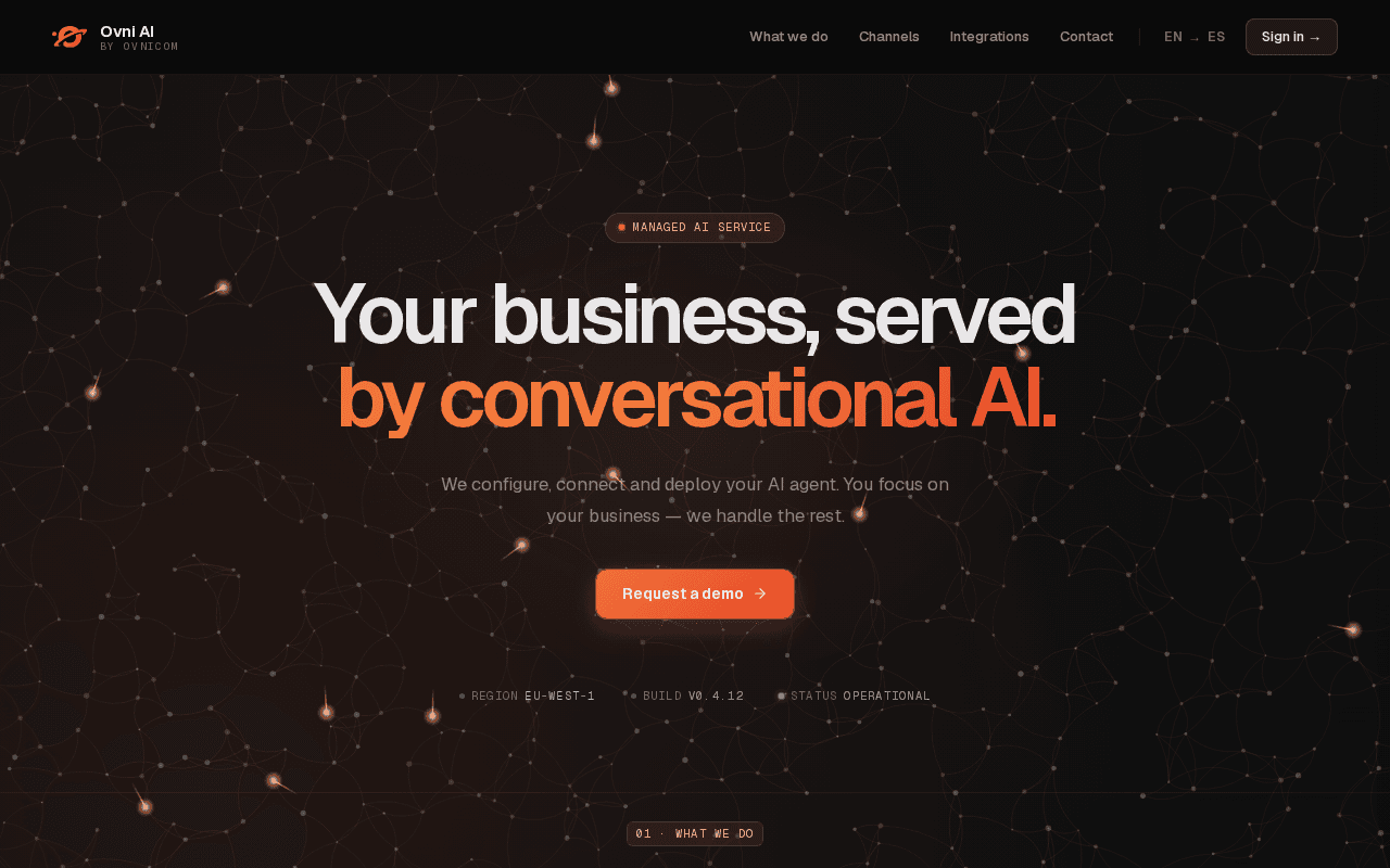 Screenshot of ovni.ai