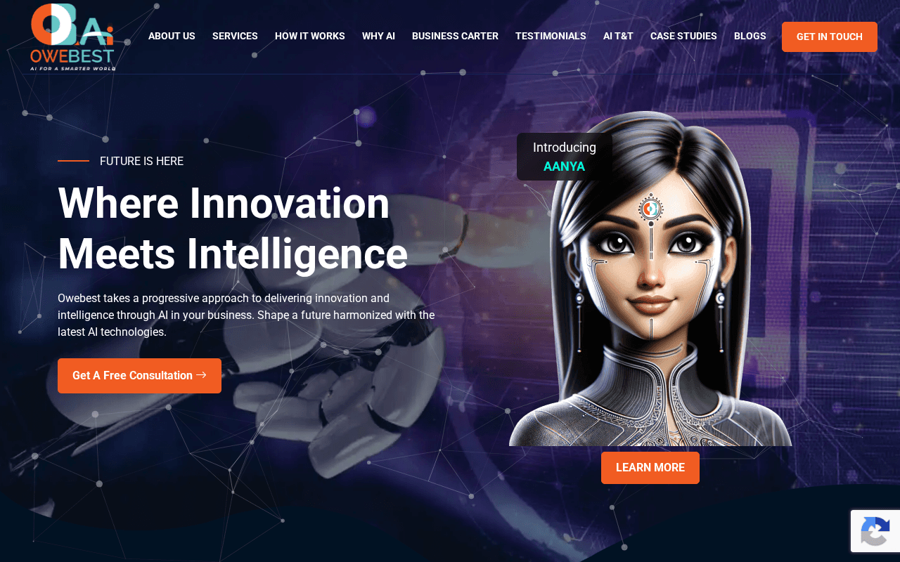 Screenshot of owebest.ai