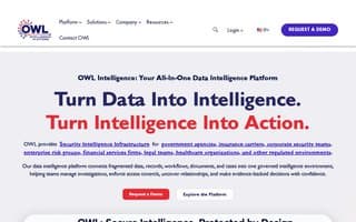 Screenshot of owlintel.ai