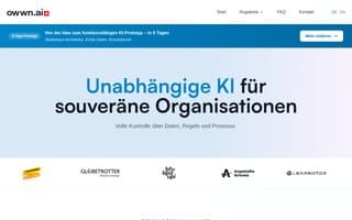 Screenshot of owwn.ai