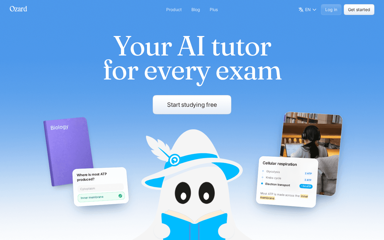Screenshot of ozard.ai