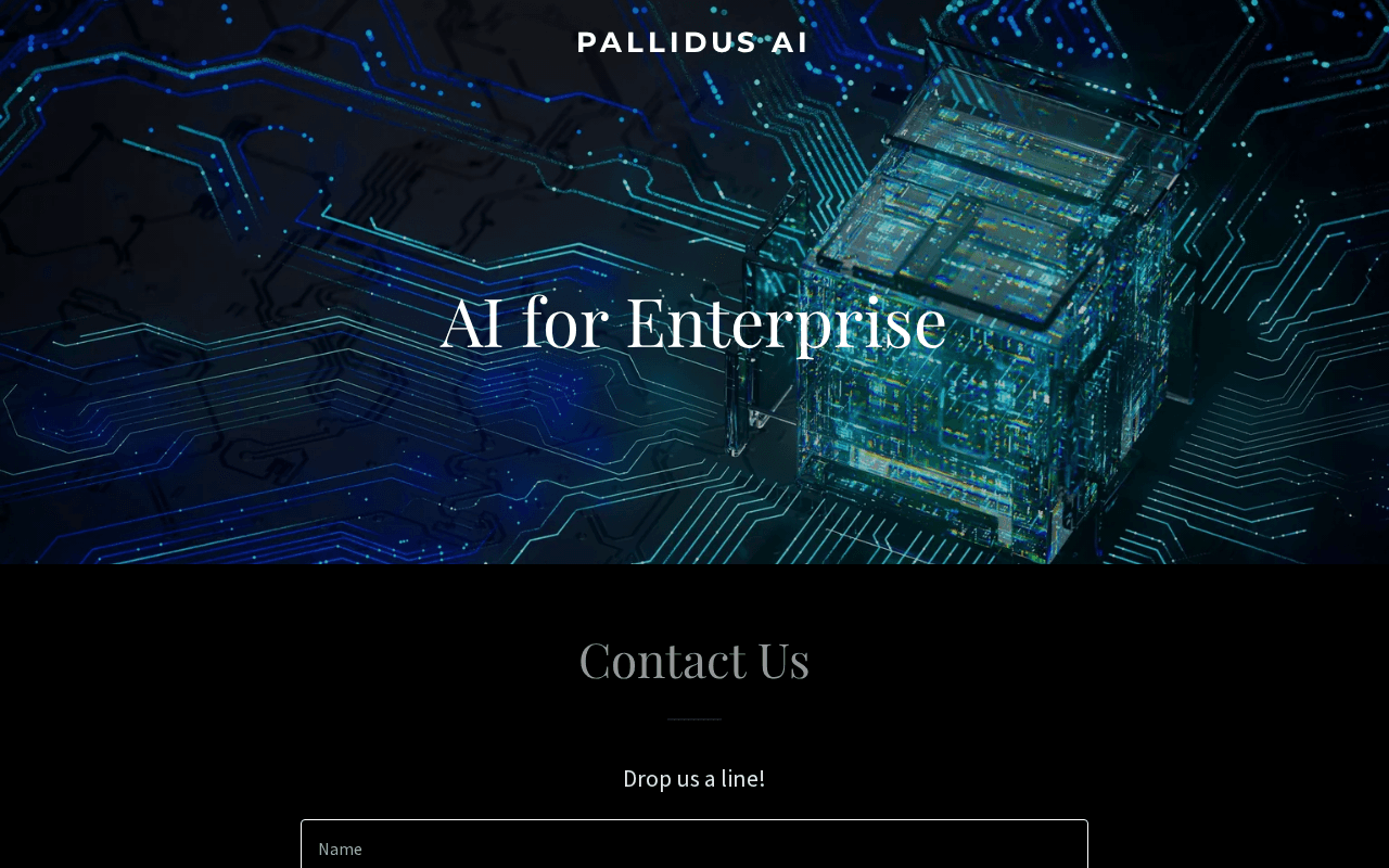 Screenshot of pallidus.ai