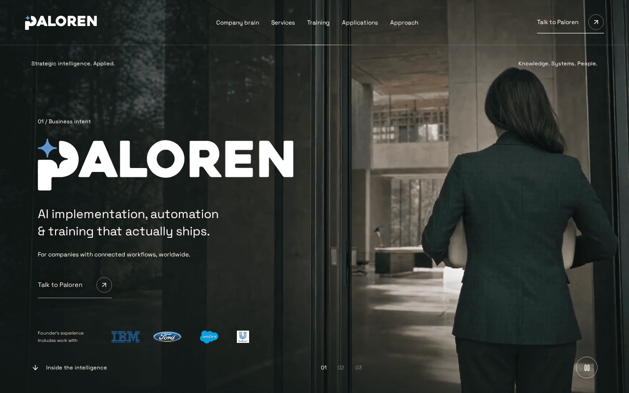 Screenshot of paloren.ai