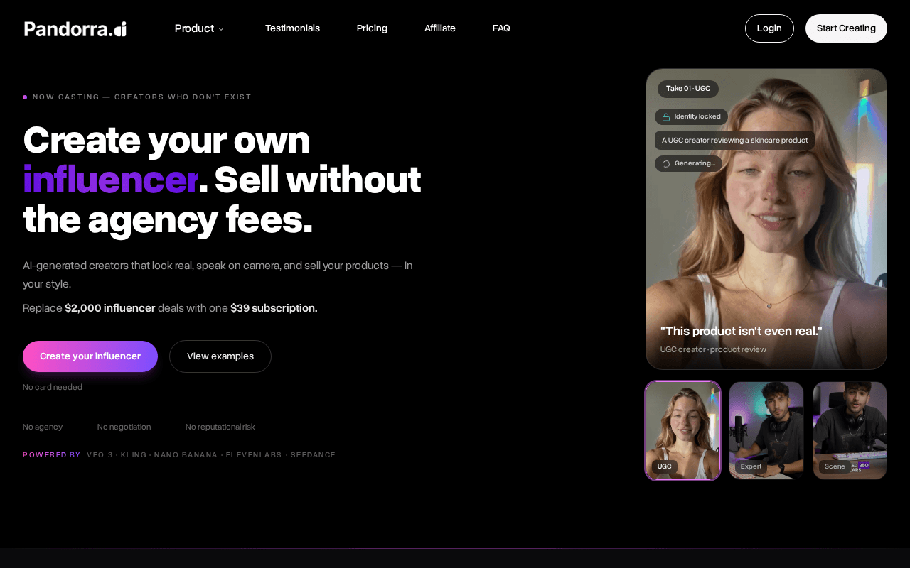 Screenshot of pandorra.ai