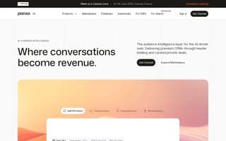 Screenshot of panxo.ai