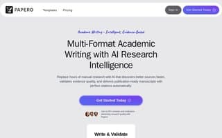 Screenshot of papero.ai