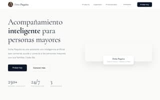 Screenshot of paquita.ai