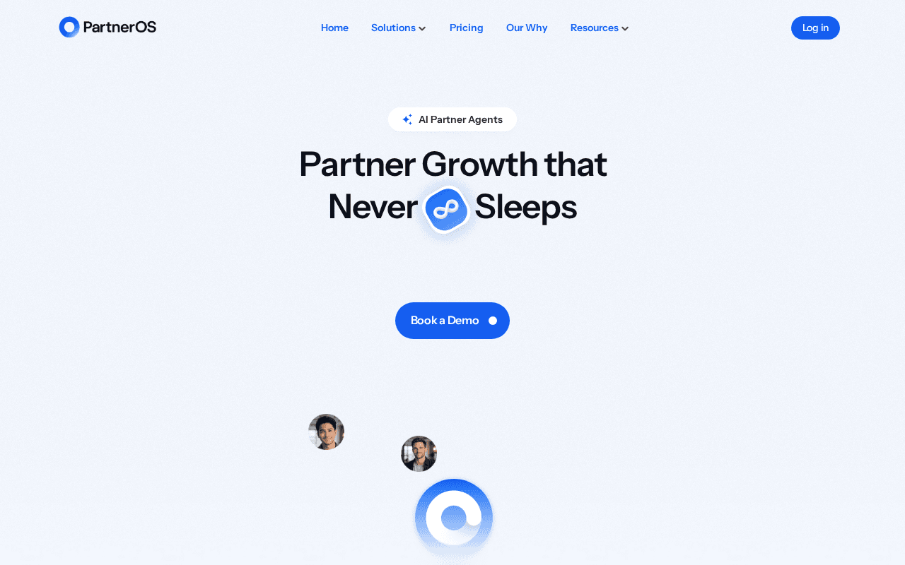 Screenshot of partneros.ai