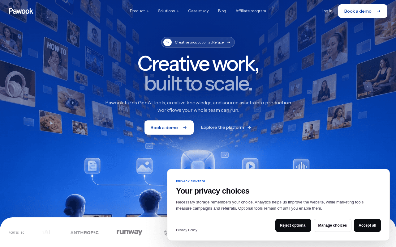 Screenshot of pawook.ai