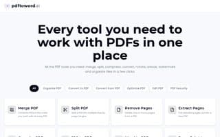 Screenshot of pdftoword.ai
