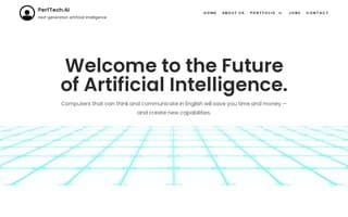Screenshot of perftech.ai