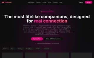 Screenshot of person.ai