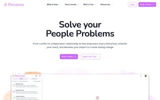 Screenshot of personos.ai