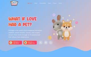 Screenshot of petsaga.ai