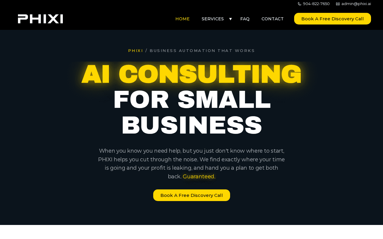 Screenshot of phixi.ai