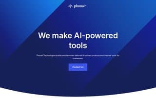 Screenshot of phonal.ai
