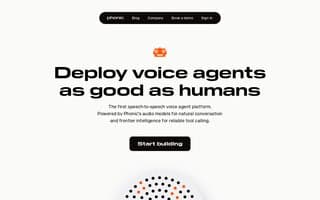 Screenshot of phonic.ai