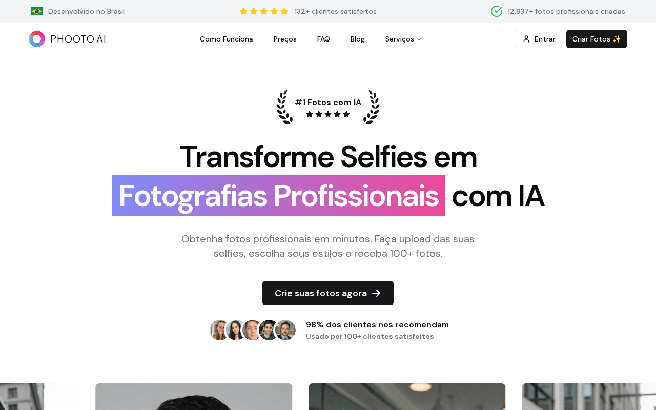 Screenshot of phooto.ai