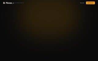 Screenshot of piezas.ai