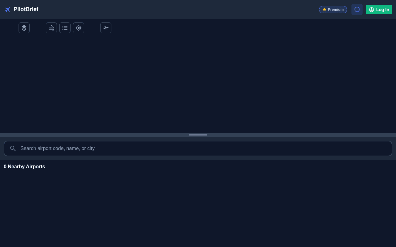Screenshot of pilotbrief.ai