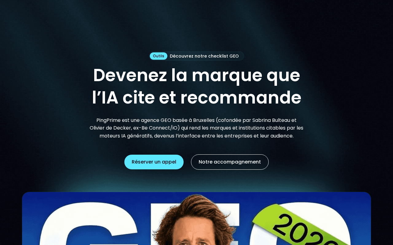 Screenshot of pingprime.ai