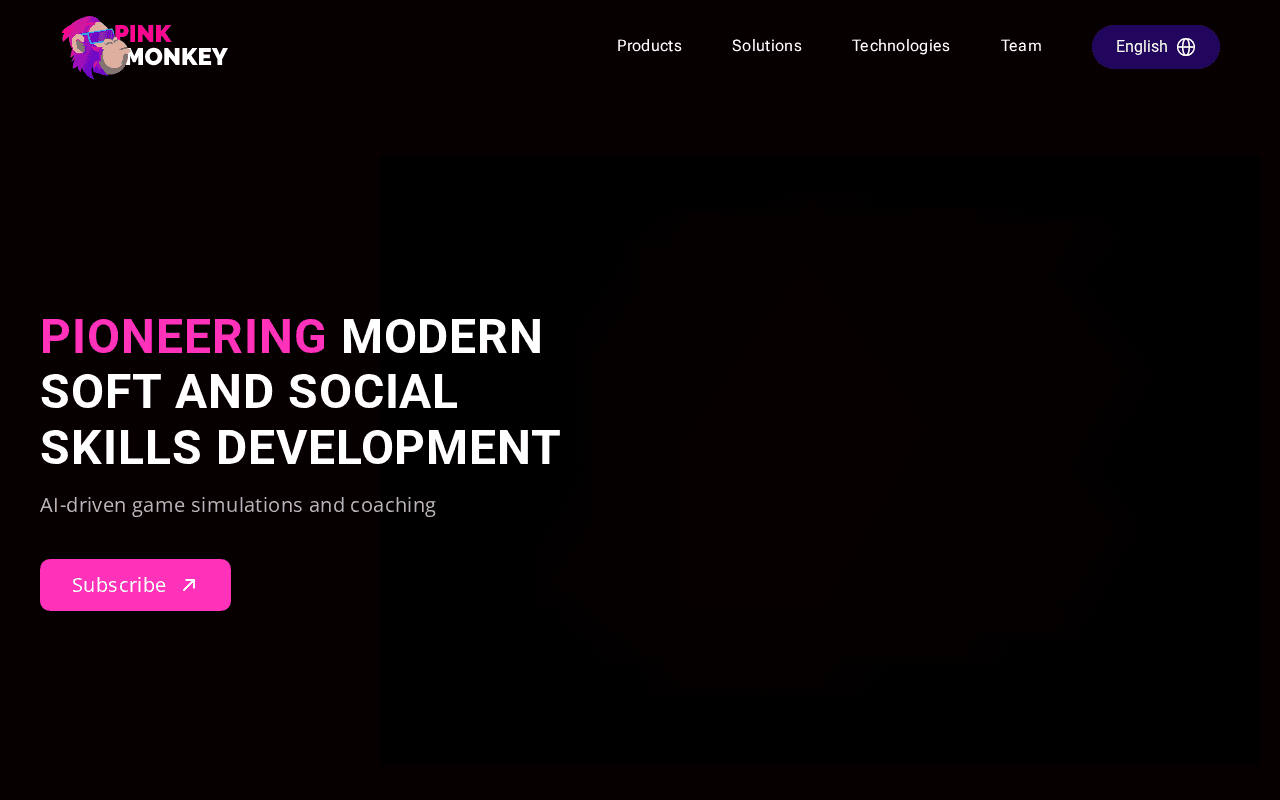 Screenshot of pinkmonkey.ai
