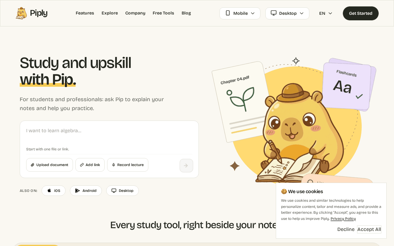 Screenshot of piply.ai