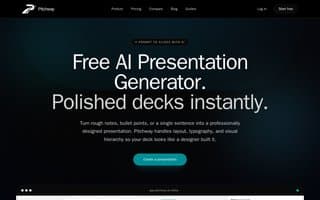 Screenshot of pitchway.ai