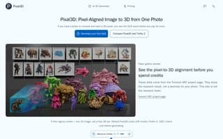 Thumbnail of pixal3d.ai