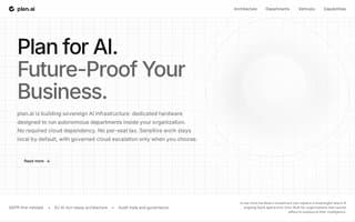 Screenshot of plan.ai