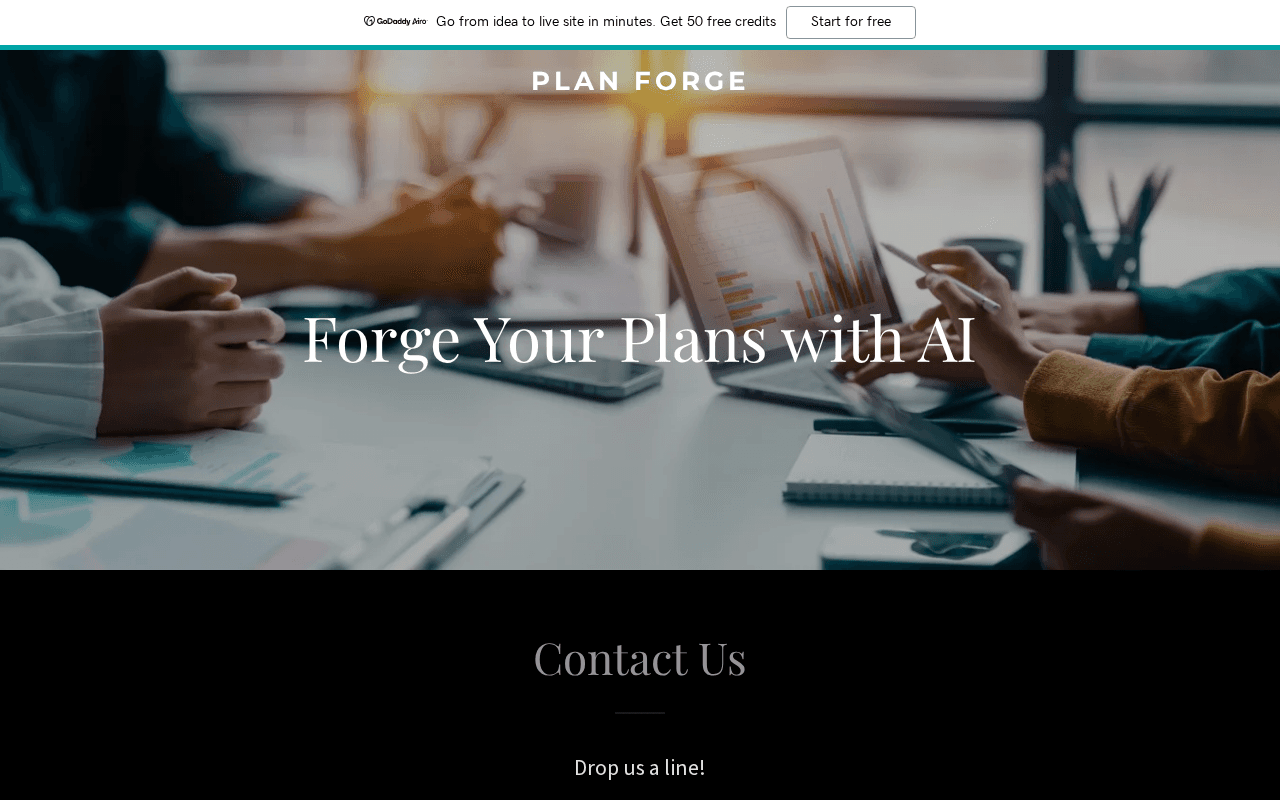 Screenshot of planforge.ai