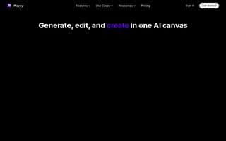 Screenshot of playyy.ai