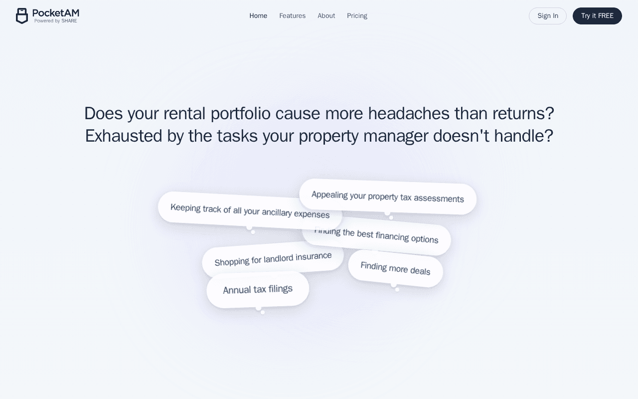 Screenshot of pocketam.ai