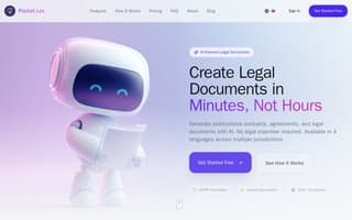 Screenshot of pocketlex.ai
