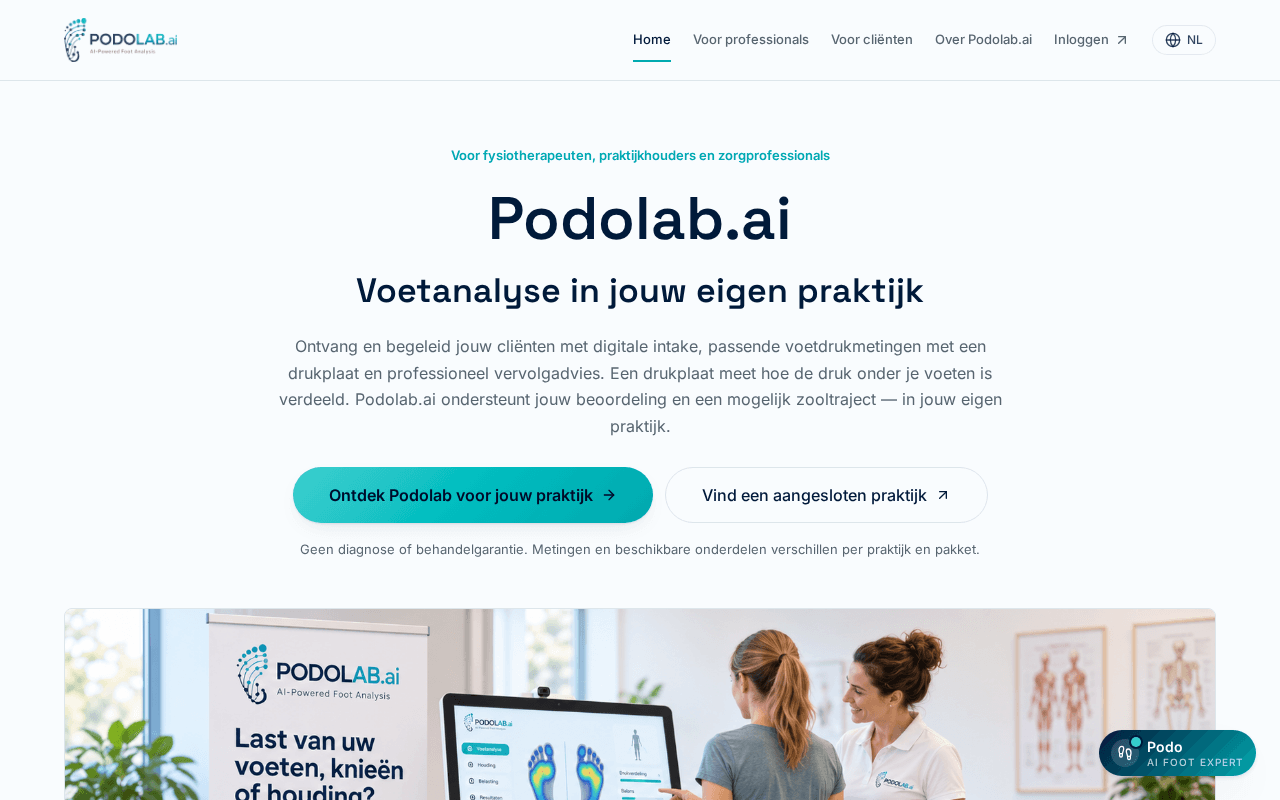 Screenshot of podolab.ai