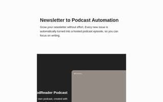 Thumbnail of podreader.ai