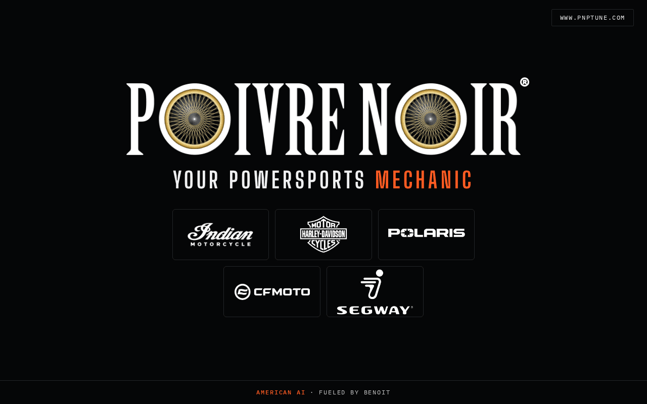 Screenshot of poivrenoir.ai
