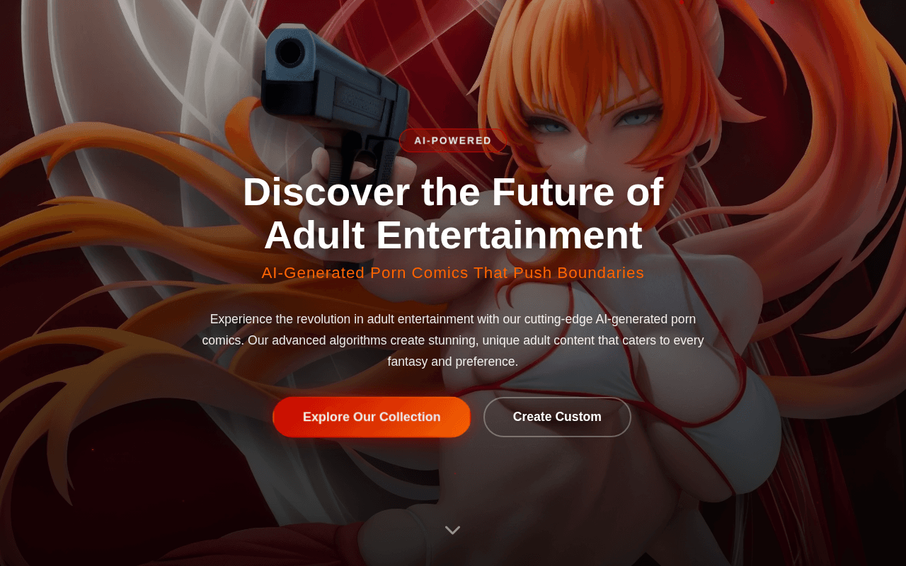Screenshot of porncomics.ai