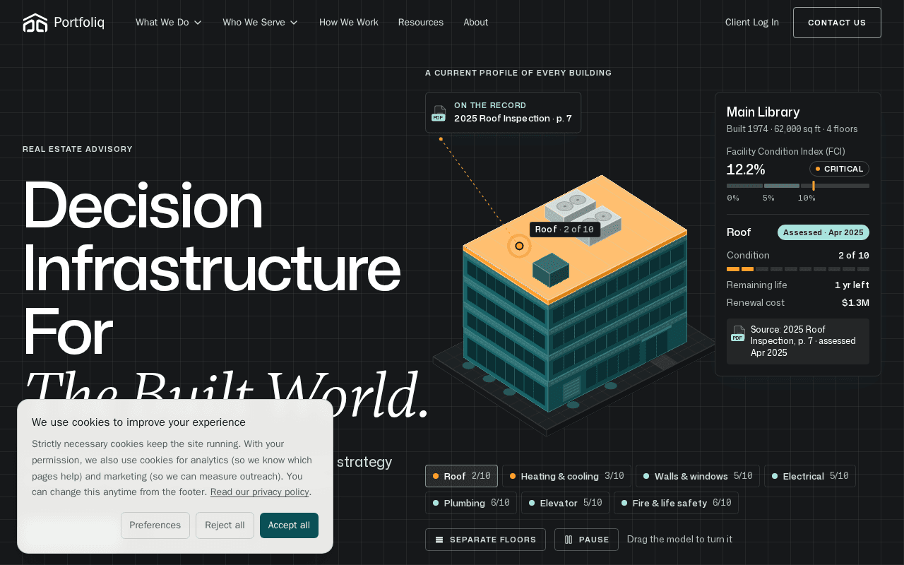 Screenshot of portfoliq.ai